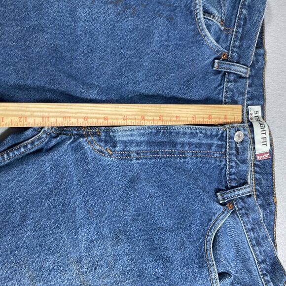 Vtg Levis 505 Jeans Men 38x30 Regular Fit Straight‎ Leg Mid Wash Denim (38x28) - Picture 5 of 12